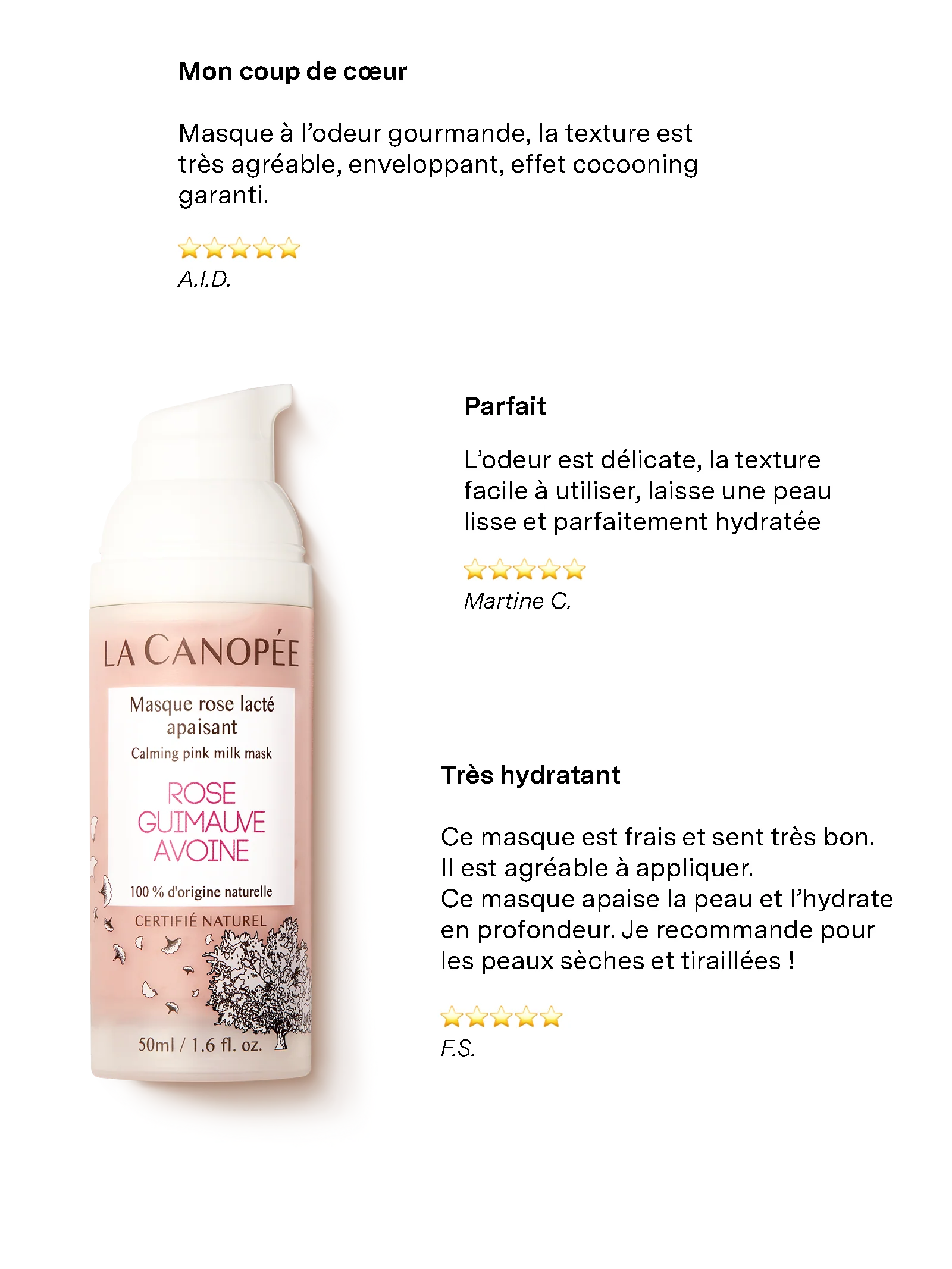 Masque rose lacté apaisant - Image 3