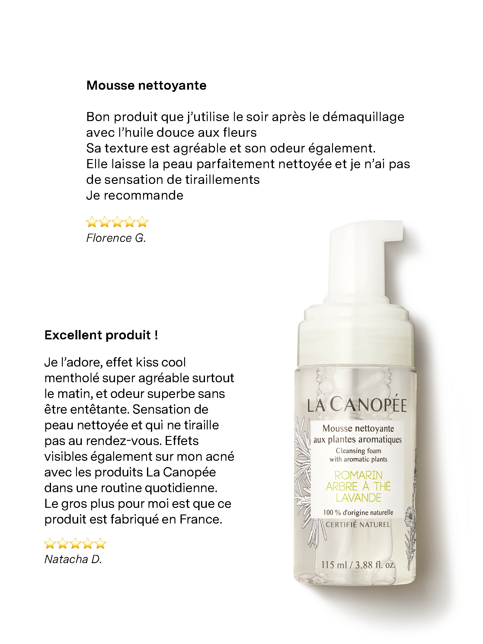 Mousse nettoyante aux plantes aromatiques - Image 6