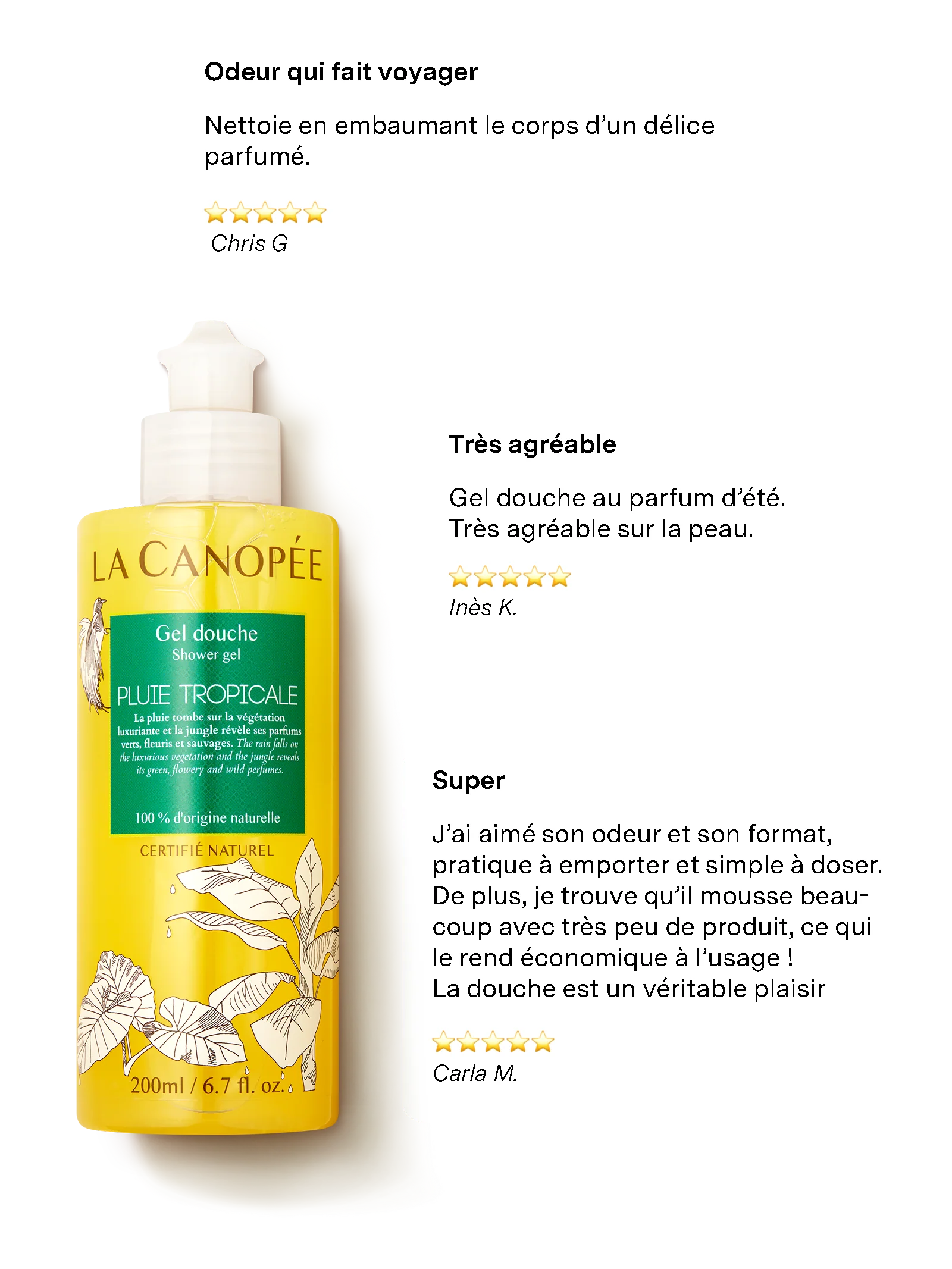 Pluie tropicale Gel douche - Image 3